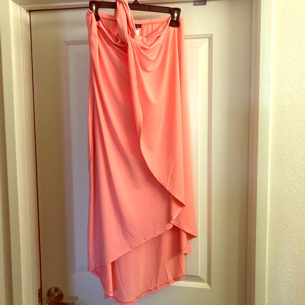 Peach Beach Dress